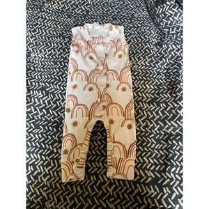 Kate Quinn‎ Rainbow Sun Print Sleeveless Romper, 3-6 Months, Organic Cotton